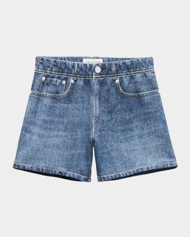 Girl's Mini Miramar Pull-On Shorts, Size 12M-10